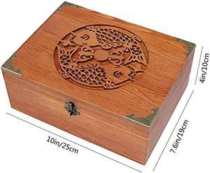 Wooden Urn <b>Box</b> <b>for</b> Human Ashes, Cremation Funeral <b>Pet</b> <b>Memorial</b> Cat Infant Adult Urn Extra Small - Product Image 2