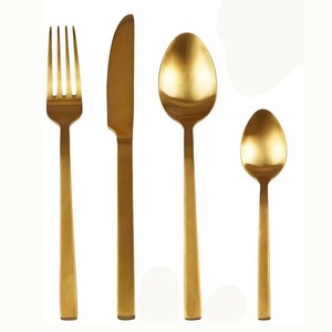 Leaf Design Poignées En Acier Inoxydable Ensemble De 3 Couverts Cuillère Couteau Fourchette Utilisé Dans La Cuisine Table Argent Couleur Plaqué Ensembles - Product Image 5