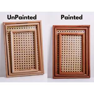 Juego moderno de bandejas decorativas y para servir de madera-Tamaños pequeños, medianos y grandes-Opciones naturales y de colores - Product Image 4