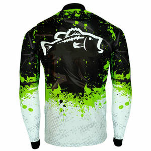 Camiseta de Pesca de Manga Larga para Hombre, Impermeable, Cortavientos, de Secado Rápido, Transpirable, de Spandex/Algodón, Talla Grande, al por Mayor - Product Image 2