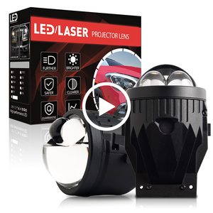 Xenplus LF24 Universal, Faros <span class=keywords><strong>Antiniebla</strong></span> LED de 3 Pulgadas, Color Blanco, 160W, 56000LM, Bi-LED H4 12V, Luz Láser LED para Conducción/<span class=keywords><strong>Antiniebla</strong></span> para Automóvil - Product Image 1