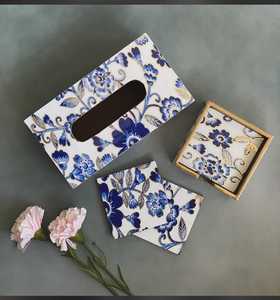 Caja de pañuelos con diseño de mármol de lujo al por mayor, dispensador de servilletas decorativo moderno para hotel y restaurante - Product Image 4