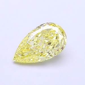 เพชรทรงลูกแพร์ 1.02 กะรัต VVS2 สีเหลืองเข้มแฟนซี เพาะเลี้ยงในห้องปฏิบัติการ - Product Image 1