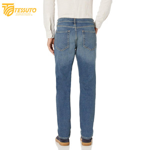 Short en jean grande taille pour hommes Baggy classique jambe droite Jeans décontractés Short Loose Fit Skinny Stretch Jorts - Product Image 4