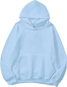 Sudadera con capucha para mujer de tendencia superior con logotipo frontal, cuello con capucha, patrón sólido, ropa de calle de mejor valor - Product Image 1