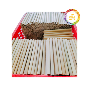 Pailles en bambou de qualité supérieure dans des pochettes en tissu-Cadeau parfait ou article promotionnel pour les marques de style de vie durable - Product Image 6