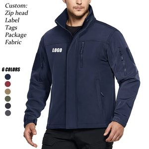 Veste à capuche coupe-vent Softshell légère de haute qualité pour hommes Veste Softshell imperméable de couleur unie personnalisée pour moi - Product Image 1