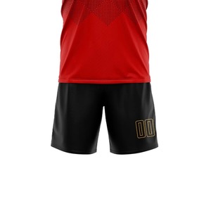 Uniforme de Fútbol Personalizado de Fábrica OEM, Camiseta de Fútbol Transpirable de Manga Corta para Adultos, Ropa Deportiva de Fútbol, Tejido de Secado Rápido - Product Image 6