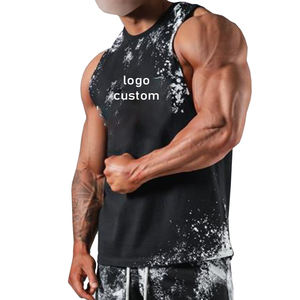 Débardeur de gymnastique à séchage rapide découpé au laser Supersoft personnalisé sans couture pour hommes - Product Image 3