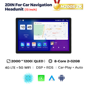 Navifly MS Mới Nhất Android 2000*1200 Màn Hình Cảm Ứng Xe Stereo Cho 1DIN 2DIN 11 13 Inch Phổ Hỗ Trợ 360 Máy Ảnh Điều Khiển Bằng Giọng Nói - Product Image 5