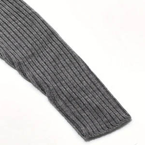 ผ้าถักลำลอง, สีทึบ, ยืดเล็กน้อย, ปกเสื้อมีฮู้ด, ซิปไตรมาส, พอดีปกติ, เสื้อพื้นฐานสำหรับฤดูใบไม้ร่วง/ฤดูหนาวสวมใส่กลางแจ้ง - Product Image 6