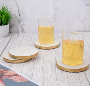 Té café posavasos de mármol natural hogar cocina restaurante Oficina mesa de comedor tazas de té tazas de café latas de cerveza bar vasos de agua - Product Image 2