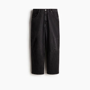 Loose Fit Baggy Dart Jeans for Men <b>Women</b> Modern Street Style Denim <b>Trousers</b> Wide Cut Casual Fashion - Product Image 4