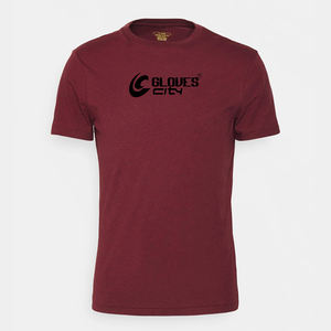 T-shirt de fitness surdimensionné 100% coton pour homme, logo 3D personnalisé, tricoté pour t-shirt à imprimé bouffant, design uni pour la vente en gros - Product Image 2