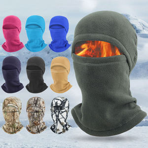Pasamontañas de Forro Polar con Logotipo Bordado Personalizado al por Mayor, Máscara Facial Completa, Pasamontañas, Gorro, Unisex, para Hombre, Invierno, Cálido, para Esquí - Product Image 1