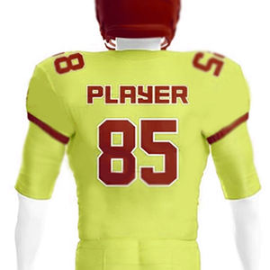 Nombre y número del equipo Mejor diseño Conjunto de uniforme de fútbol americano personalizado Camisetas de fútbol americano Camiseta de fútbol americano para hombres - Product Image 6