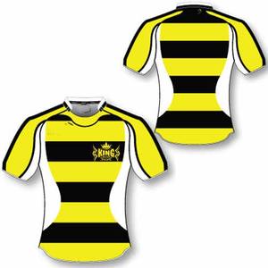 2025 Sublimation personnalisée 100% Polyester Bsci Rugby Shorts et chemise ensemble respirant vêtements de sport en gros pour le Football - Product Image 1