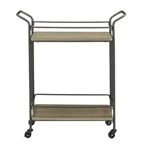 Stylish Handmade Eco-Friendly <b>Plastic</b> Display Cart for Restaurant Interiors Vintage Trolley Resort Use Plated safe - Product Image 1