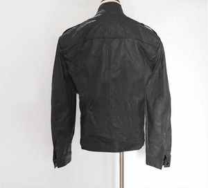 Chaqueta de cuero con estilo para hombre más vendida en diferentes colores disponibles al mejor precio de venta chaqueta de cuero para hombre - Product Image 5