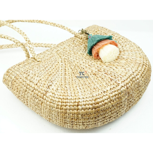 Broderie personnalisée Zip jacinthe d'eau jonc de mer paille sacs d'artisanat pour les femmes de haute qualité mode Style bohème en gros - Product Image 6