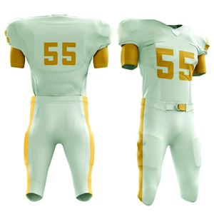 Uniformes de football américain pour jeunes et adultes Pantalons en jersey à sublimation entièrement personnalisés Ensemble en jersey pantalon assorti à motif imprimé court - Product Image 6