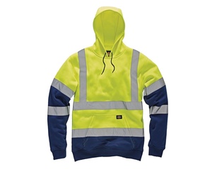 EN20471 Standard Respirant Polaire Texture Douce Réfléchissant Vêtements de Sécurité Réfléchissant Vêtements de Sécurité Fermeture Éclair À Capuche - Product Image 3