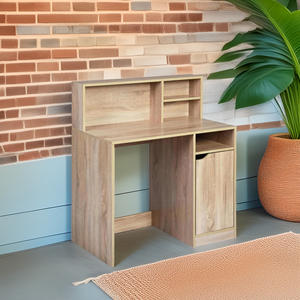 Escritorio para computadora multifuncional Well Home marrón de 90x50x105 cm - Product Image 3