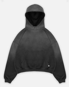 Survêtement unisexe délavé à l'acide Style vintage Sweat à capuche délavé au soleil 500gsm Boxy Fit Streetwear Jogger Pull surdimensionné Logo Fleece - Product Image 6