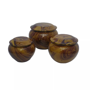 Urn สติกเกอร์สำหรับสัตว์เลี้ยง,เถ้ากระดูกอุ้งเท้าพิมพ์โกศสำหรับสัตว์โลหะขนาดปรับแต่งได้อุปกรณ์งานศพขายส่ง - Product Image 1