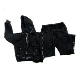 Nouveau matériel de haute qualité personnalisé Baggy côté rayé survêtements logo personnalisé à la mode hommes tenue décontracté survêtements d'hiver - Product Image 6