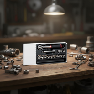 Usag 15-Piece Thermoformed Module with <b>Ratchets</b> and 1/2'' <b>Sockets</b> - Product Image 3