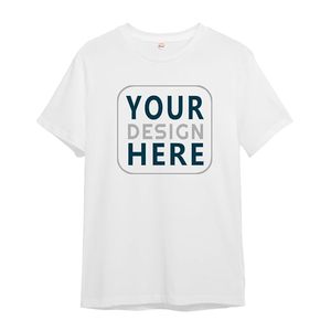 Camiseta de manga corta con cuello redondo para hombre, Camiseta de algodón con estampado de logotipo personalizado, camiseta informal de alta calidad para mujer - Product Image 3