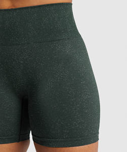 Vente en gros Short de sport personnalisé pour femmes été Short d'athlétisme en polyester avec logo Short à taille élastique pour femmes - Product Image 5