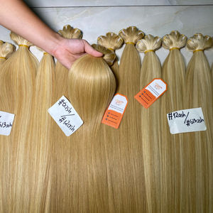 100% Extensions de cheveux vierges vietnamiennes Remy à cuticules alignées Double trame non traitée - Product Image 3