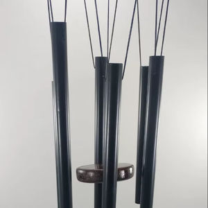 Carillons éoliens en fer noir imperméables tendance, décoration de jardin suspendue, cloche de festival à prix avantageux - Product Image 6