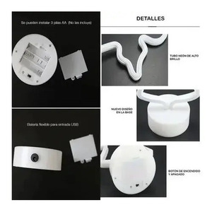 Fashion <b>Neon</b> LED Decorative <b>Lamp</b>, Various Models, Special Offer - Assorted Colors - Product Image 5