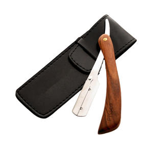 Navaja de afeitar de filo recto para barbería, navaja de barbero con cuchillas fabricadas por Pissco Pakistán - Product Image 1