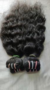 EXTENSIONES DE CABELLO HUMANO REMY DEL TEMPLO INDIO RIZADO INDIO CRUDO SIN PROCESAR DE LA FÁBRICA DEL SUR DE LA INDIA PRECIOS AL POR MAYOR BARATOS 22 "PULGADAS - Product Image 5