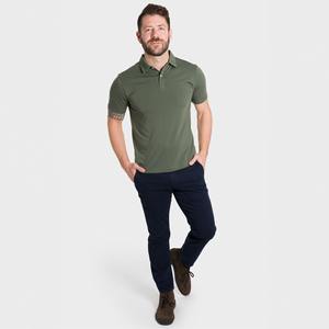 Camiseta Polo de algodón de alta calidad para hombre, camiseta Polo de Golf de punto de poliéster con logotipo bordado, polos personalizados que absorben la humedad - Product Image 2