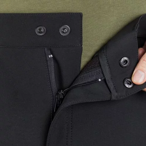 Pantalones Softshell de Campo para Hombre Otoño/Invierno, Construcción Reforzada, Sistema de Bolsillos Funcional, Cremallera Impermeable "ALTITUDE" - Product Image 6