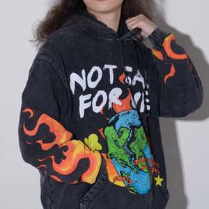 เสื้อฮู้ดสำหรับทุกเพศเสื้อสเวตเตอร์รุ่น320 GSM เฮฟวีเวตพิมพ์โลโก้ได้ตามต้องการ - Product Image 5