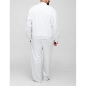 Vente en gros Nouvel arrivage de l'article top tendance surdimensionné 100% coton 2 pcs sweatshirt et pantalon de survêtement à col hip hop pour hommes - Product Image 6