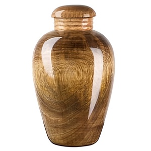 Diseño Natural de madera al por mayor proveedor urna de cremación precios bajos hermosas urnas de cremación simbólicas hechas en la India 2024 - Product Image 1