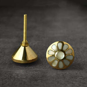 Perilla de Cajón Elegante de Mármol y Latón, Herraje Decorativo para Muebles de Gabinete, Premium, Minimalista, de Moda, al por Mayor - Product Image 5