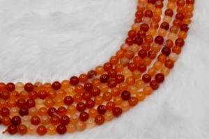 Anshul Impex - Cuentas Redondas de Cornalina de 8 mm, Cristal Natural Curativo al por Mayor para la Fabricación de Joyas - Product Image 6