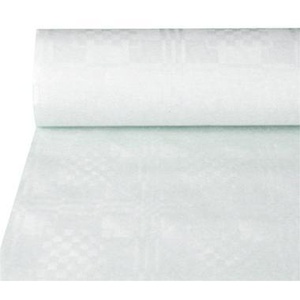 Papel de Damasco Blanco 100% Reciclado PAPSTAR, Rollo de 1 x 50 m, 40 g/m² - Product Image 1