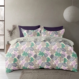 Parure de draps de lit double King Size confortable, 130 GSM, tissu doux et lisse, literie de qualité supérieure et durable - Product Image 1