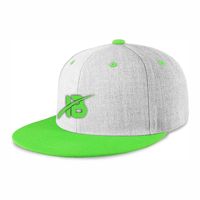 IB Brand New Flat Brim Visor Classic Snapback Hat Blank Ajustable Brim High Top Trendy Color Style Plain Tone Gorra de béisbol