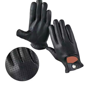 Gants en cuir véritable de mode de nouvelle mode avec des gants d'hiver en cuir d'origine 100% - Product Image 5
