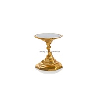 Table centrale décorative en bois et en métal au design luxueux Table basse fantaisie faite à la main de forme ronde grande taille à bas prix